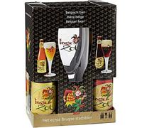 Brugse Zot Blonde Belgian Craft Beer Gift Set with Branded Glass (4x330ml)