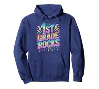 Bruh 1ST GRADE ROCKS Last Day Band Teacher Cutest Bees Team Pullover Hoodie