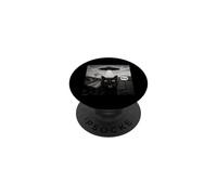 Bruh Black Cat Selfie UFO Alien Spaceship Paranormal Meme PopSockets Adhesive PopGrip