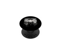 Bruh Black Cat Selfie UFO Alien Spaceship Paranormal Meme PopSockets Adhesive PopGrip