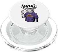 Bruh Cat Meme Madness PopSockets PopGrip for MagSafe