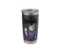 Bruh Cat Meme Madness Stainless Steel Insulated Tumbler