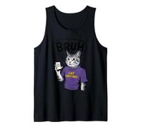 Bruh Cat Meme Madness Tank Top