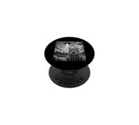 Bruh Cat Selfie UFO Alien Spaceship Scared Cat Meme Graphic PopSockets Adhesive PopGrip