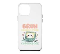 Bruh Charge Your Chromebook Funny Laptop Tech Kids Case for iPhone 12 mini