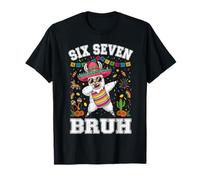 Bruh Cinco de Mayo Six Seven Llma Mexican Kids Men Wome 67 T-Shirt