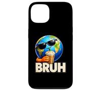 Bruh Earth Sunglasses Iced Coffee Meme Case for iPhone 13