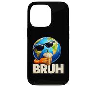 Bruh Earth Sunglasses Iced Coffee Meme Case for iPhone 13 Pro