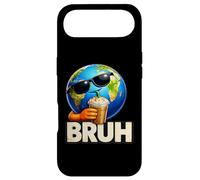 Bruh Earth Sunglasses Iced Coffee Meme Case for iPhone Air