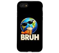 Bruh Earth Sunglasses Iced Coffee Meme Case for iPhone SE (2020) / 7/8