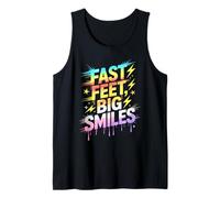Bruh Fast FEET Big Smiles P.E Teacher Win On Sports Fun Tank Top