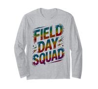 Bruh Field Day Squad Sports Teacher Run On Snack Fun Kids Long Sleeve T-Shirt