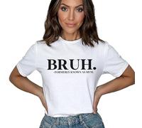 Bruh- Formerly Known As Mum T-Shirt White/X-Large