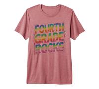 Bruh Fourth Grade Rocks Last Day Music Teacher Girls DIY Premium T-Shirt