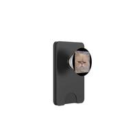 "Bruh" Funny Cute Persian Cat Blurry Photo Meme PopSockets PopWallet for MagSafe
