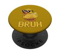 Bruh Funny Duck Block Building Brick Builder Play PopSockets Adhesive PopGrip