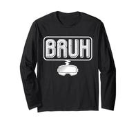 Bruh Gamer Video Game Funny VR Gaming Teen Men Boys Kids Long Sleeve T-Shirt