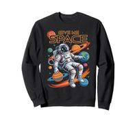 Bruh I Need GIVE ME SPACE Astronaut Autism Just Let Stim Bro Sweatshirt