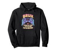 Bruh I Paused My Game To Be Here Controller Down Energy Pullover Hoodie