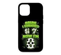 Bruh I Survived 6 7 Now I Am 8 Soccer Player 8th Birthday Case for iPhone 12/12 Pro