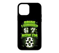 Bruh I Survived 6 7 Now I Am 8 Soccer Player 8th Birthday Case for iPhone 12 mini