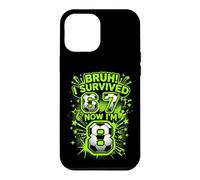 Bruh I Survived 6 7 Now I Am 8 Soccer Player 8th Birthday Case for iPhone 12 Pro Max
