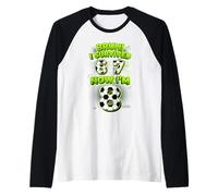 Bruh I Survived 6 7 Now I Am 8 Soccer Player 8th Birthday Raglan Baseball Tee