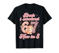 Bruh I Survived 6 7 Now Im 8 Birthday Pink Kawaii Kids Meme T-Shirt