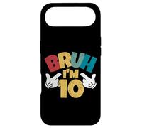 Bruh Im 10 10th Birthday Boy Double Digit Retro Ten Year Old Case for iPhone Air