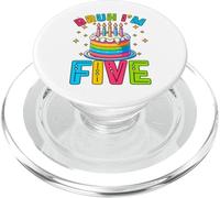 Bruh I'm 5 - Fifth Birthday Party Happy Fifth Birthday Cake PopSockets PopGrip for MagSafe