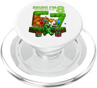 Bruh I'm 8 But One-Day I'll Be 67 Retro 8th Birthday Kids PopSockets PopGrip for MagSafe