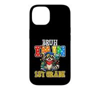 Bruh I'm In 1st Grade Raccoon Gamer Back to School Case for iPhone 14