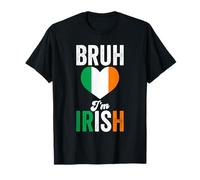 Bruh I'm Irish Funny Ireland Flag T-Shirt