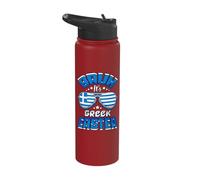 Bruh It is Gr aster Pascha Happy Easter Stainless Steel Insulated Water Bottle