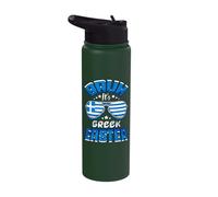 Bruh It is Gr aster Pascha Happy Easter Stainless Steel Insulated Water Bottle