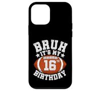 Bruh It’s My 16th Birthday Gifts for Football Lover Son Case for iPhone 12 mini