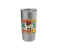 Bruh It’s My 67-57=10 10th Birthday Cool Boy Dabbing Party Stainless Steel Insulated Tumbler