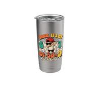 Bruh It’s My 67-58=9 9th Birthday Cool Boy Dabbing Party Stainless Steel Insulated Tumbler