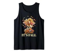 Bruh Its Fall Goose Pumpkin Spice Thanksgiving Autumn Leaves Tank Top