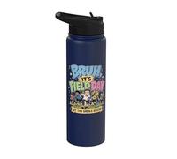 Bruh It's Field Trip Let The Games Begin Stainless Steel Insulated Water Bottle