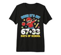 Bruh Its My 100 Days of School Math Six Seven 67 + 33 Premium T-Shirt