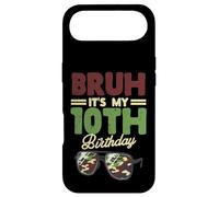 Bruh Its My 10th Birthday Camo Sunglasses 10 Bday Boys Kids Case for iPhone Air