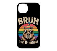 Bruh It's My 11th Birthday Cappy Birthday Capybara Case for iPhone 14 Plus