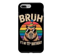Bruh It's My 11th Birthday Cappy Birthday Capybara Case for iPhone 7 Plus/8 Plus