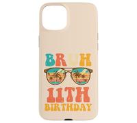 Bruh Its My 11th Birthday Sunglasses 11 Bday Girls Boys Kids Case for iPhone 15 Plus