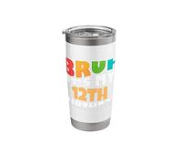 Bruh It's My 12th Birthday Twelfth Bday Celebration Party Stainless Steel Insulated Tumbler