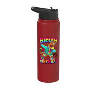 Bruh Its My Birthday Dabbing Piñata Candy Meme Donkey Stainless Steel Insulated Water Bottle