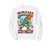 Bruh Its My Birthday Dabbing Piñata Candy Meme Donkey Sweatshirt