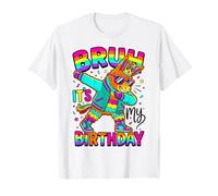 Bruh Its My Birthday Dabbing Piñata Candy Meme Donkey T-Shirt