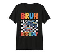 Bruh It's My Birthday - Funny Monster Truck Piñata Meme Premium T-Shirt